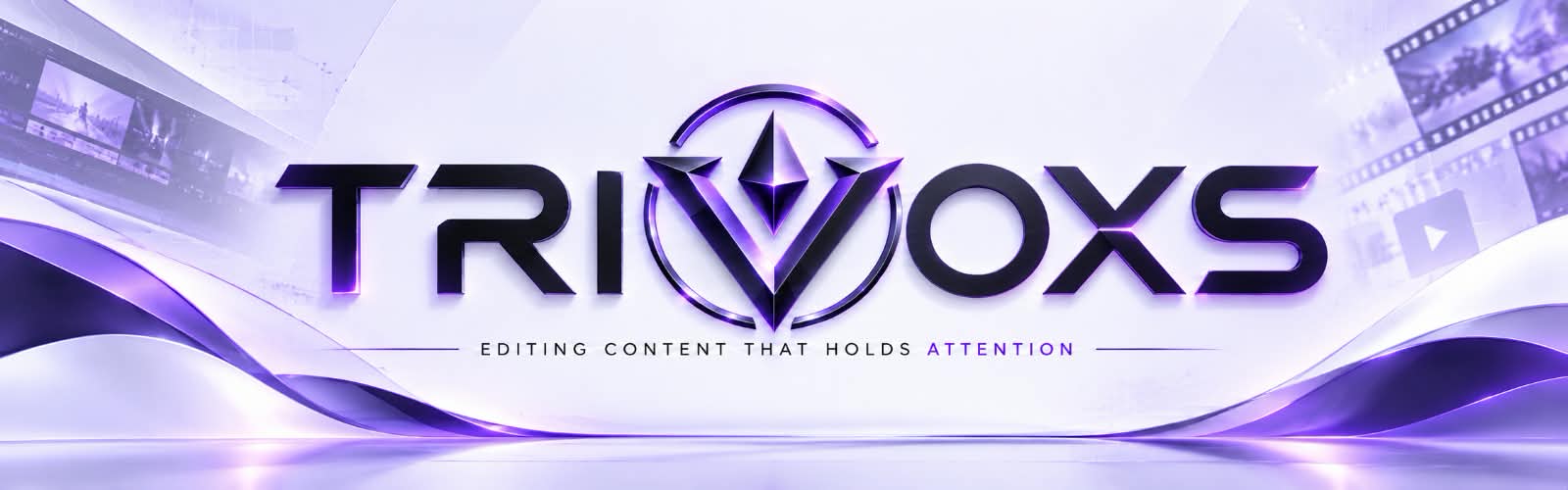 TRIVOXS Video Editing Agency Official Banner